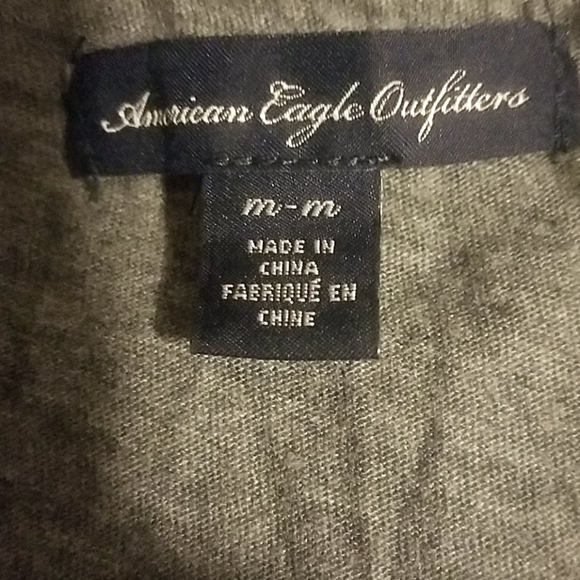 M Grey American Eagle Outfitters Shirt - Picture 3 of 6